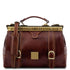 Monalisa - Doctor gladstone leather bag with front straps